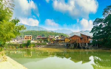 Fototapeta na wymiar Yunshui ballad scenic spot in Zhangzhou, Fujian Province, China