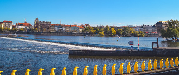 View of the historical part of Prague 2, Czech Republic