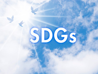 Fototapeta premium SDGs イメージ 青空