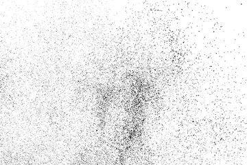 Black grainy texture isolated on white background. Distress overlay textured. Grunge design elements. Vector illustration,eps 10.
