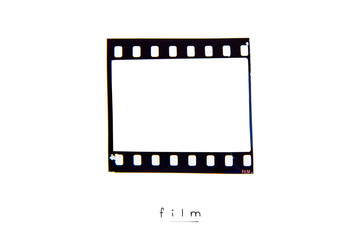 (35 mm.) film frame.With white space.