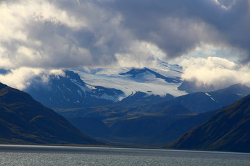Vulkan Makushin auf Unalaska Island, Aleuten, Alaska