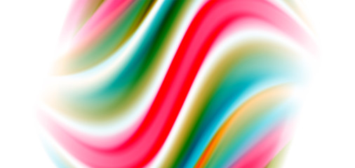 Silk smooth lines on white, liquid fluid color waves. Vector Illustrations For Wallpaper, Banner, Background, Card, Book, Illustration, landing page, cover, placard, poster, banner, flyer, design