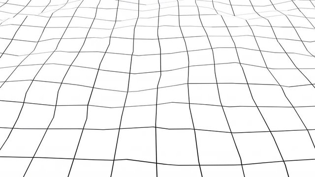 Abstract background design with distorted grid, seamless looped 4k animation