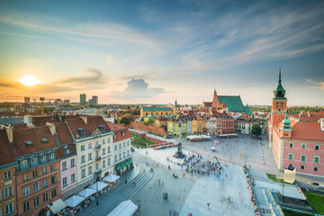 Obraz premium View of Warsaw Old Town