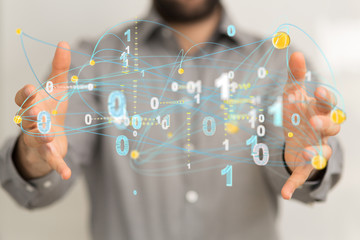 Working With New Modern Computer Show Social Network