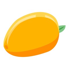 Mango icon. Isometric of mango vector icon for web design isolated on white background