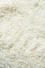 white rice pattern food close up top view