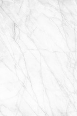 White marble texture with natural pattern for background or design art work