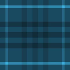 Tapeten Vector repeat seamless classic blue Tartan pattern print background © Doeke