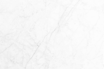 White marble texture with natural pattern for background or design art work