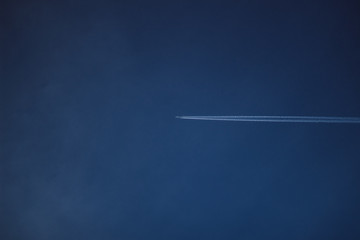 airplane in the sky