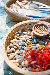 tool and equipment for tie dye fabric