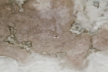 infiltration and leaks in the ceiling