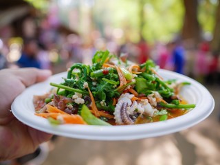 Paco Fern Salad, Small Vegetable fern Salad, Vegetable fern Salad