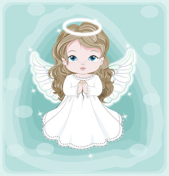 Christmas baby angel