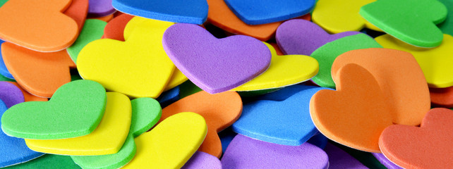  abstract background with colorful heart