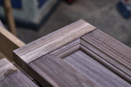 Solid wallnut cabinet doors. Solid wood chest of drawers. Furniture manufacture