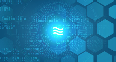 Abstract data transmission visualization