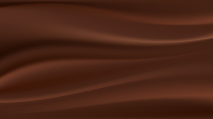Chocolate wave, abstract background. Vector illustration