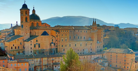 Panorama of Urbino,Marche,Italy