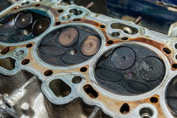 Malfunction of the ignition system. Oil on the valves of the cylinder head
