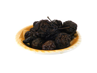 dried fruit isolated on white background