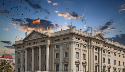 A government building in Barcelona, Spain