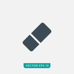 Eraser Icon Design, Vector EPS10