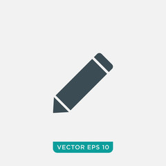 Pencil Icon Design, Vector EPS10