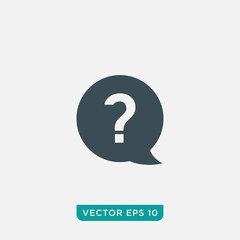 Question Icon Design, Vector EPS10