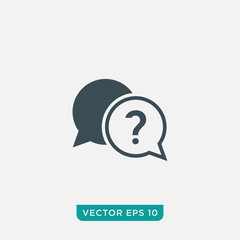 Question Icon Design, Vector EPS10