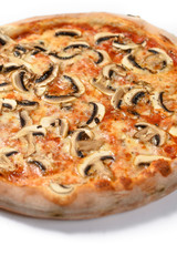 pizza with a variety of ingredients