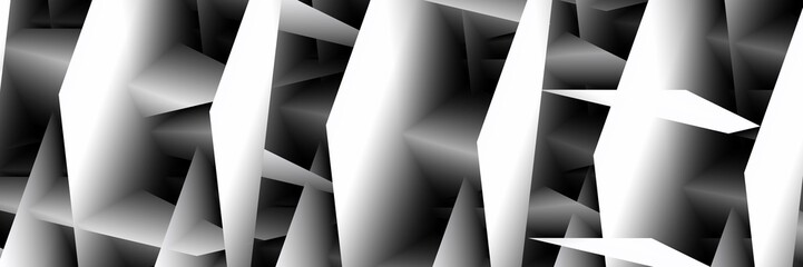 Digital art, high resolution panoramic abstract 3D objects, Germany
