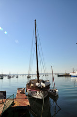 Obraz premium yacht in harbor