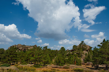 Eastern Kazakhstan. Bayanaul natural mountain Park is considered to be one of the most popular tourist attractions.