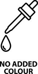 no added colour icon - vector illustration.