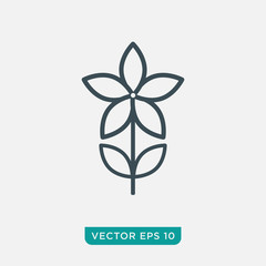 Flower Icon Design, Vector EPS10