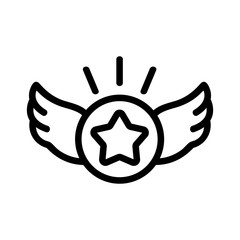 Bonus icon vector. Thin line sign. Isolated contour symbol illustration