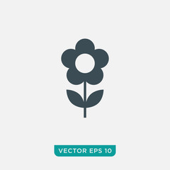 Flower Icon Design, Vector EPS10