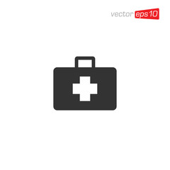 First Aid Kit Icon Design Vector