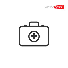 First Aid Kit Icon Design Vector