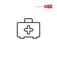 First Aid Kit Icon Design Vector