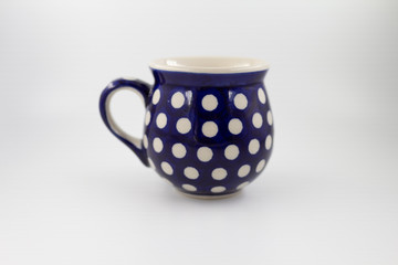 cup and saucer isolated on white