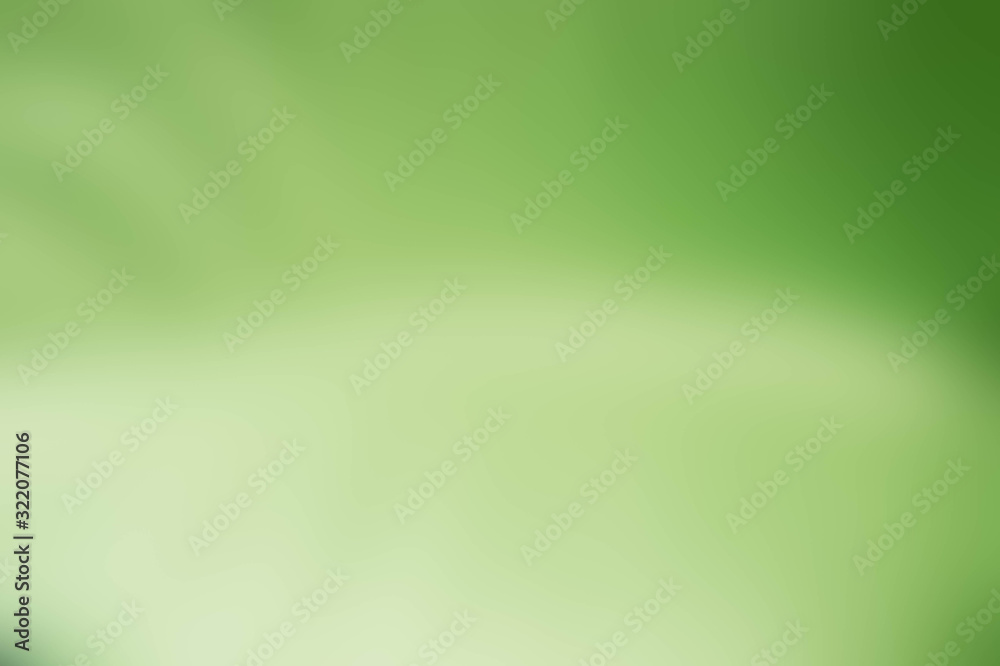 Wall mural green color blur blackground style