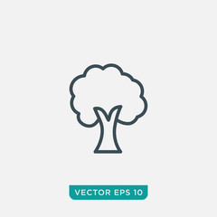 Tree Icon Design, Vector EPS10