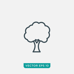 Tree Icon Design, Vector EPS10