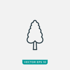 Tree Icon Design, Vector EPS10