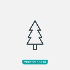 Tree Icon Design, Vector EPS10