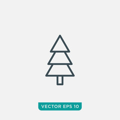 Tree Icon Design, Vector EPS10